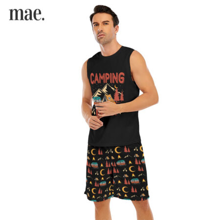 Unique Camping Sleeveless Men's Set