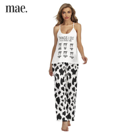 Unique Cow Lover Women's Cami Pajamas Sets