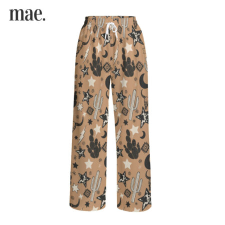 Western Cowboy Unisex Wide Leg Pajamas Pants