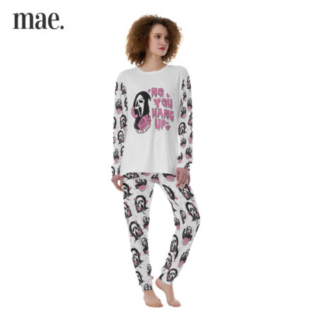 White Ghostface Valentine Women's Pajamas