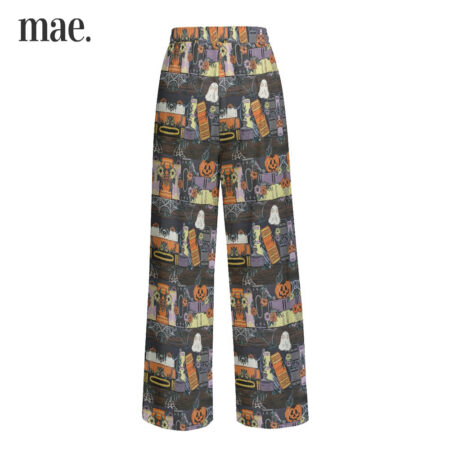 Bookaholic Ghost Wide Leg Pajamas Pants