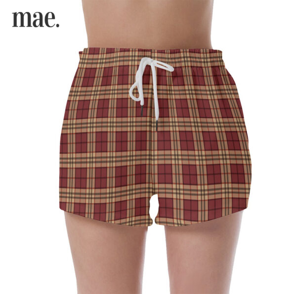 Buffalo Plaid Women's Pajama Shorts