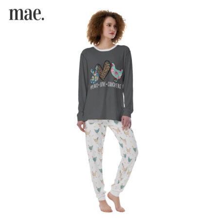 Chicken Peace Women's Pajamas