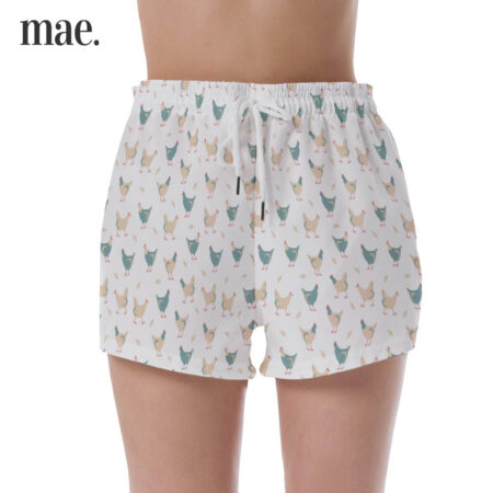 Chicken White Women's Shorts