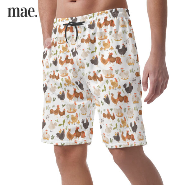 Chickens Men's Pocket Shorts