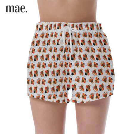 Thanksgiving Turkey Pajama Shorts