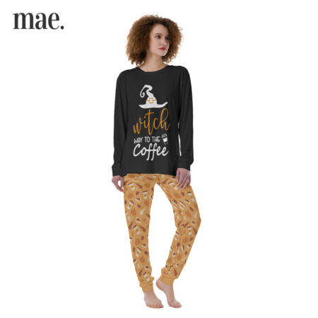 Witch Coffee Women's Halloween Pajamas