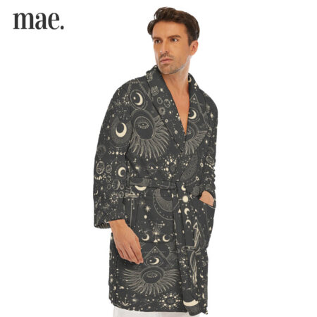 Witchy Halloween Men's Robes