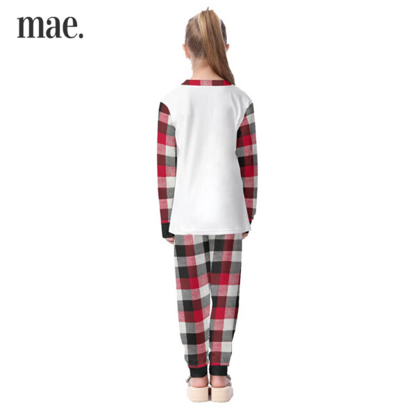 2023 Customized Monogram Plaid Christmas Matching Pajamas For Kids