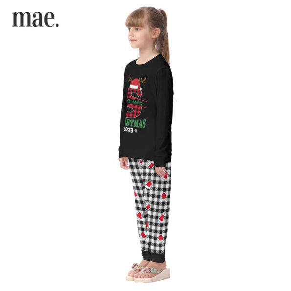 2023 Personalized Name Family Christmas Pajamas For Kids