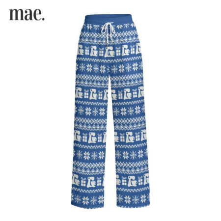 Unisex Fair Isle Royal Pajamas Pants