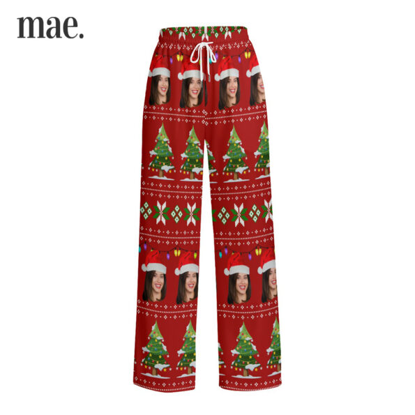 Adults Christmas Pajama Pants With Custom Face