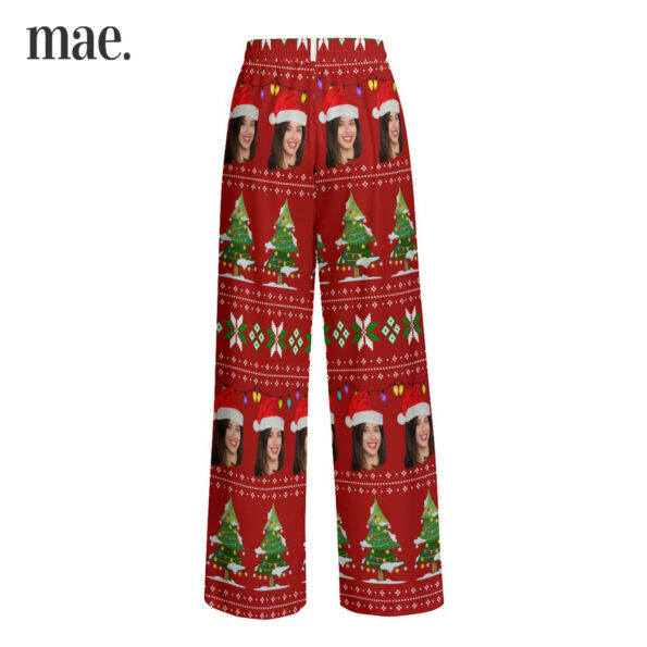 Adults Christmas Pajama Pants With Custom Face