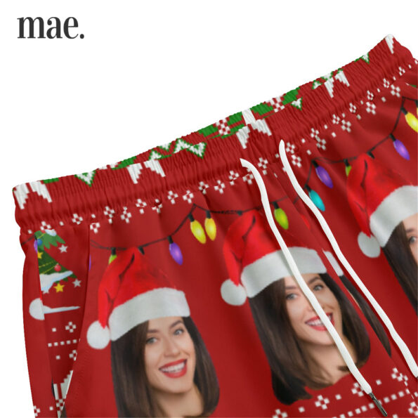 Adults Christmas Pajama Pants With Custom Face