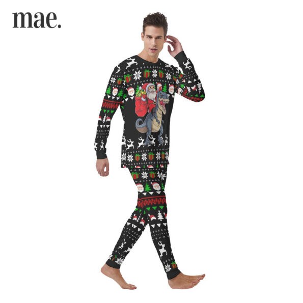 All Over Print Dinosaur Men's Christmas Pajamas