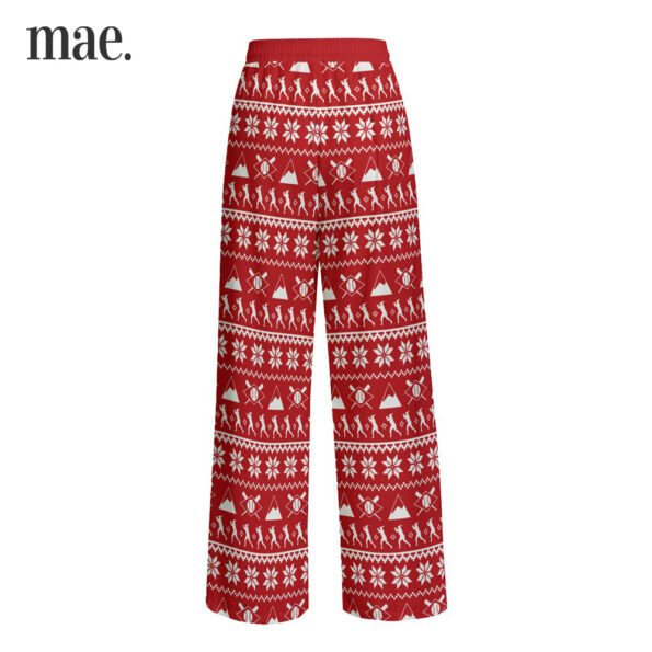 Baseball Family Christmas Pajamas Pants For Adults