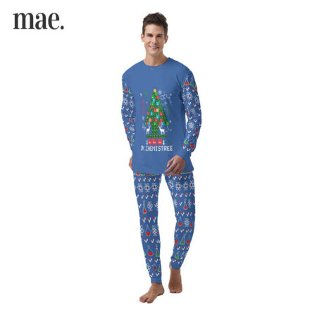 Chemistree Science Mens Pajama Set Christmas