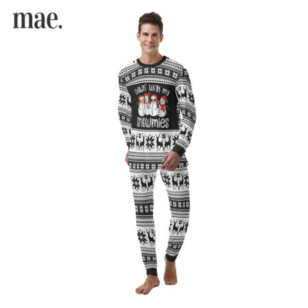 Chilling Snowman Men's Christmas Pajamas