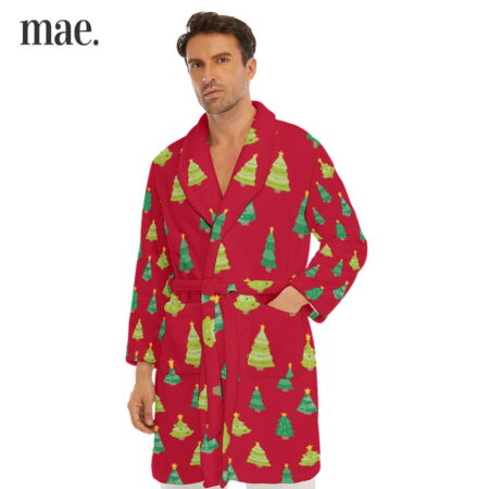 Christmas Tree Holiday Men's Robes