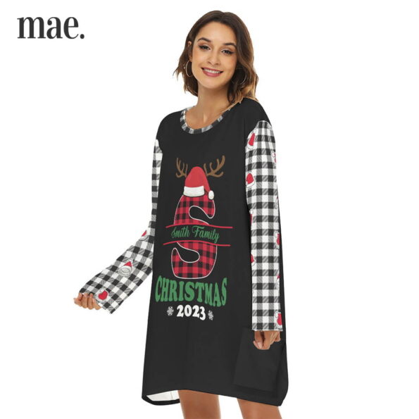 2023 Personalized Women Christmas Dress With Name