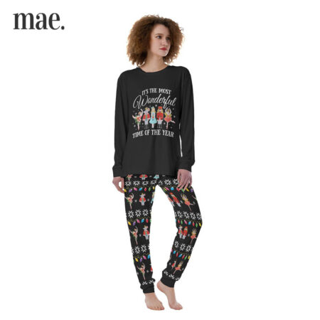 Cute Nutcracker Womens Xmas Pjs