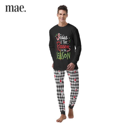 Jesus Belief Men Family Christmas Pajamas