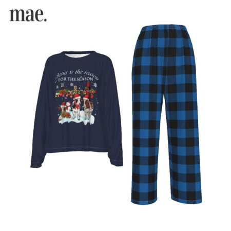 Jesus Wide Legs Casual Christmas PJs