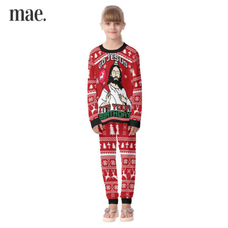 It's Your Birthday Jesus Christmas Pajamas For Kids