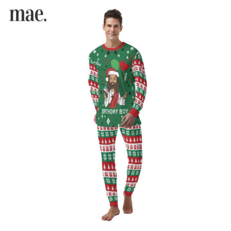 Birthday Boy Jesus Mens Family Matching Christmas Pjs