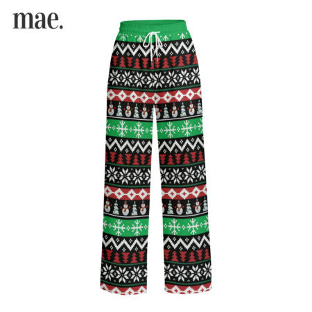 Ugly Snowman Christmas Pajama Pants