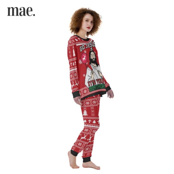 Birthday Boy Red Matching Christmas Pajamas For Women