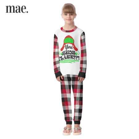 You Serious Clark Hat Christmas Matching Pjs For Kids