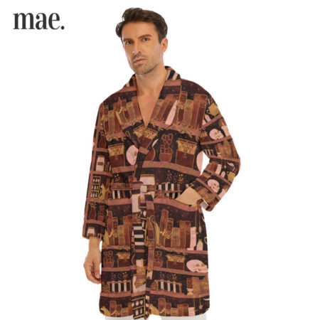 Bookaholic Halloween Men's Robes