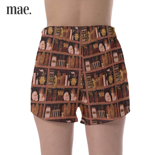 Bookcase Halloween Women's Pajama Shorts