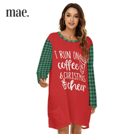 Cheer With Coffee Women's Christmas Dress