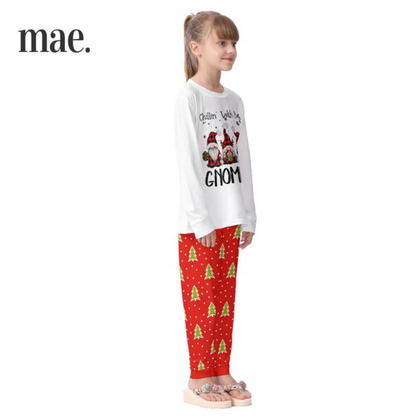 Chillin Gnomes Kids Christmas Pajamas