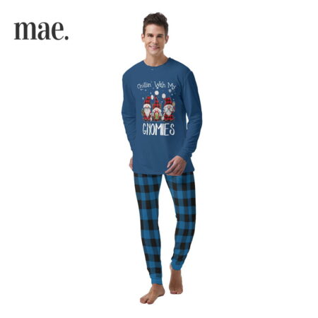 Chillin Gnomes Mens Big And Tall Christmas Pajamas