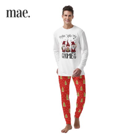 Chillin Gnomes Mens Christmas Pajamas