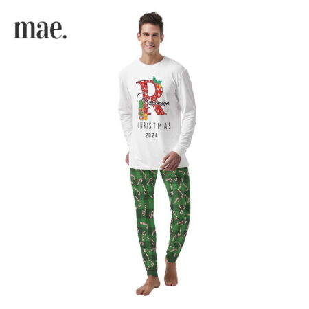 Christmas 2024 Personalized Gnomes Mens Xmas Pjs