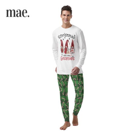 Christmas Gnomes Mens Holiday Pajamas