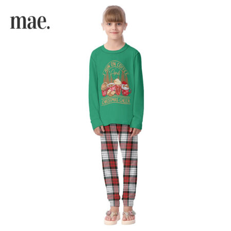 Coffee Cheering Christmas Pjs Kid