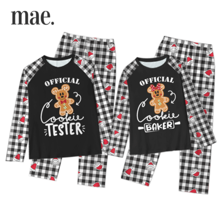 Cookie Baker Tester Matching Pajamas For Couples