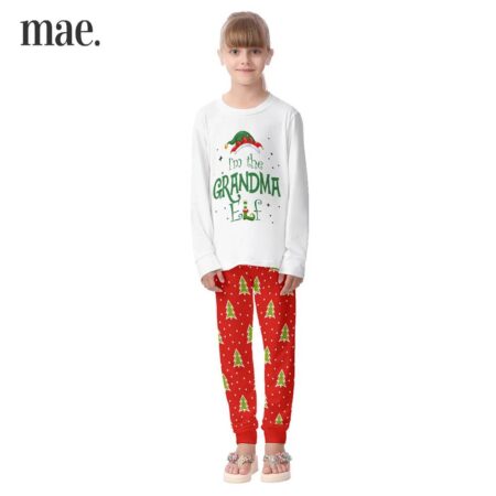 Customized Elf White And Red Christmas Pajamas