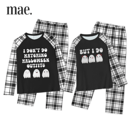 Cute Boo Matching Halloween Couple Pajamas