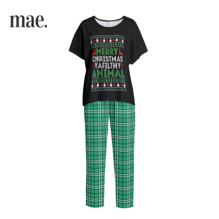 Funny Animal Quote Womens Christmas Jammies