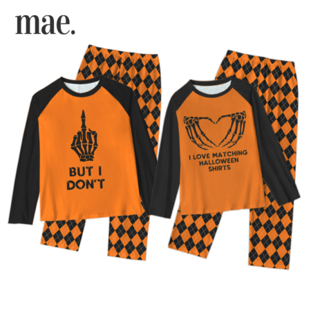 Funny Matching Halloween Couple Pajamas