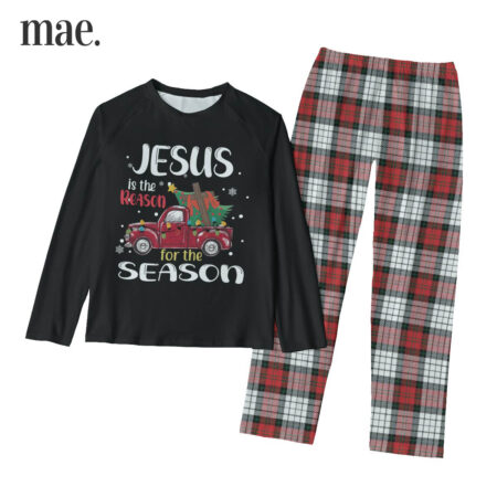 Jesus Truck Black Pajamas For Family