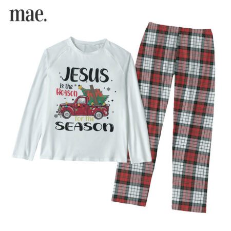 Jesus Truck White Pajamas For Family