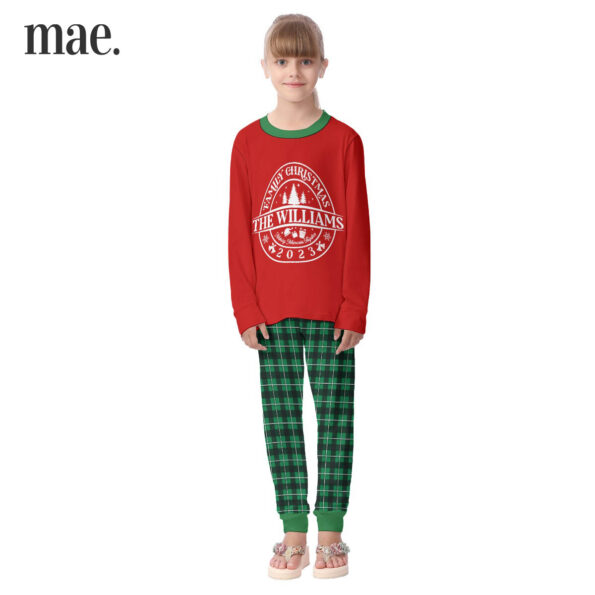 2023 Kids Personalized Matching Christmas Pajamas