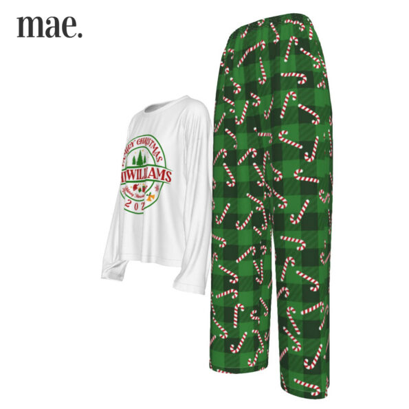 2023 Personalized Women's Christmas Pajamas With Family Name